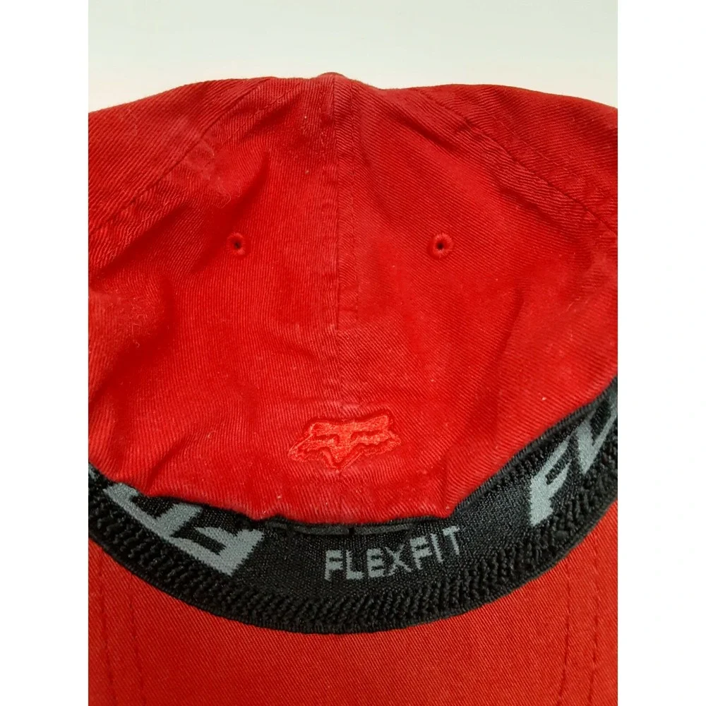 Fox Racing Youth OSFM FLEXFIT RED Baseball Cap Hat‎ Motocross